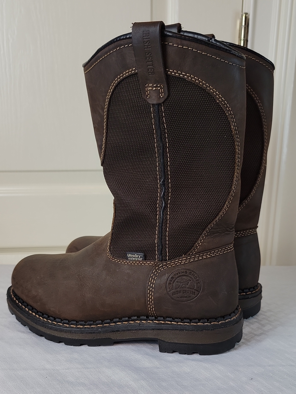 Red Wing Irish Setter Ultra DRY Steel Toe WORK Boots Mens Sz 8